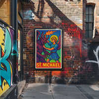 Saint Michael Divine Art Poster