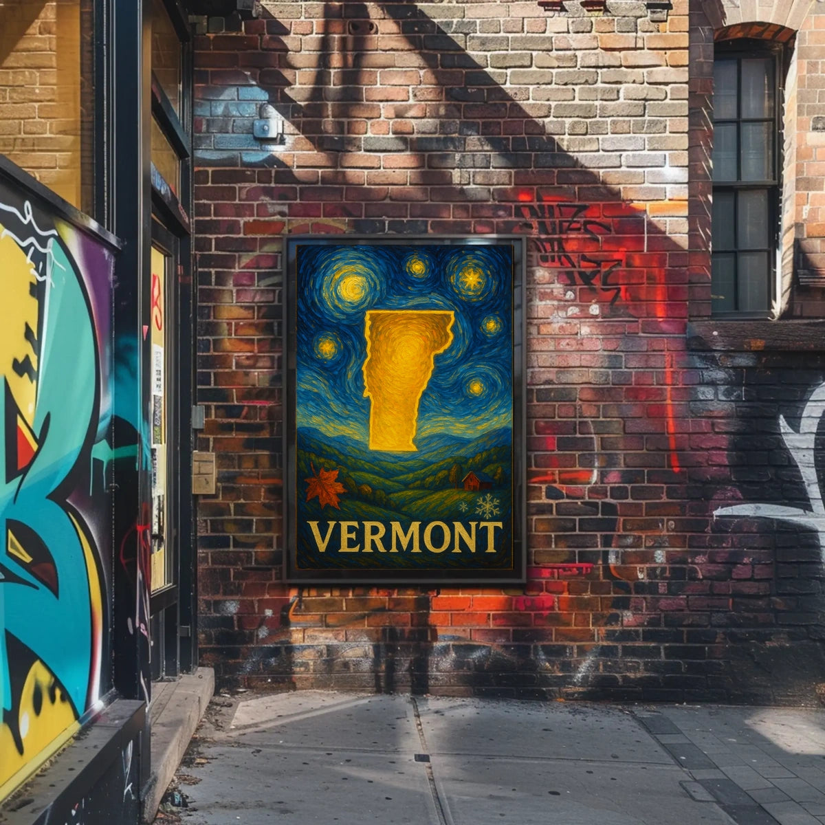 Vermont A Starry Tribute Poster