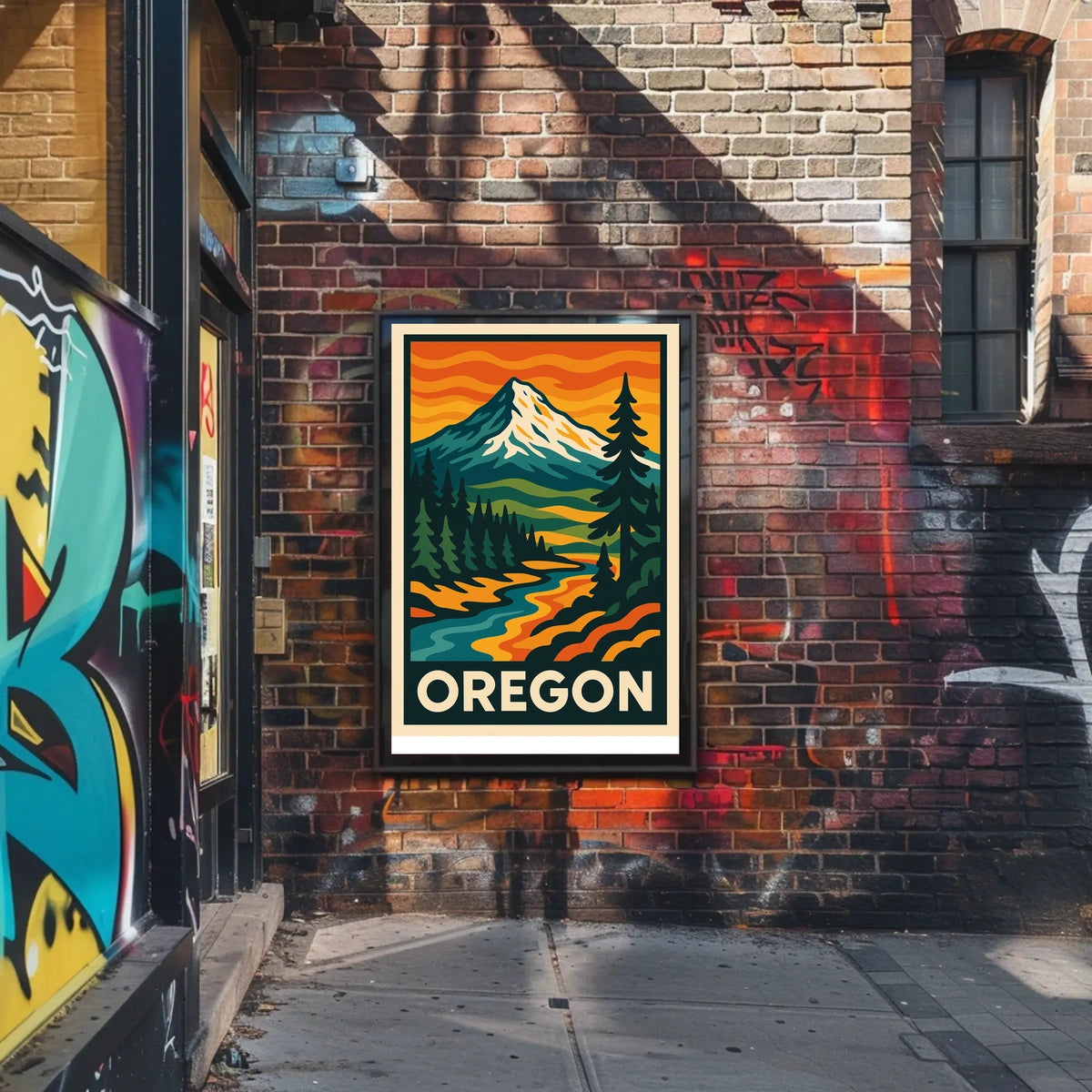 Oregon Landscape Poster