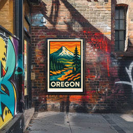 Oregon Landscape Poster