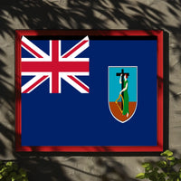 Montserrat Flag Poster