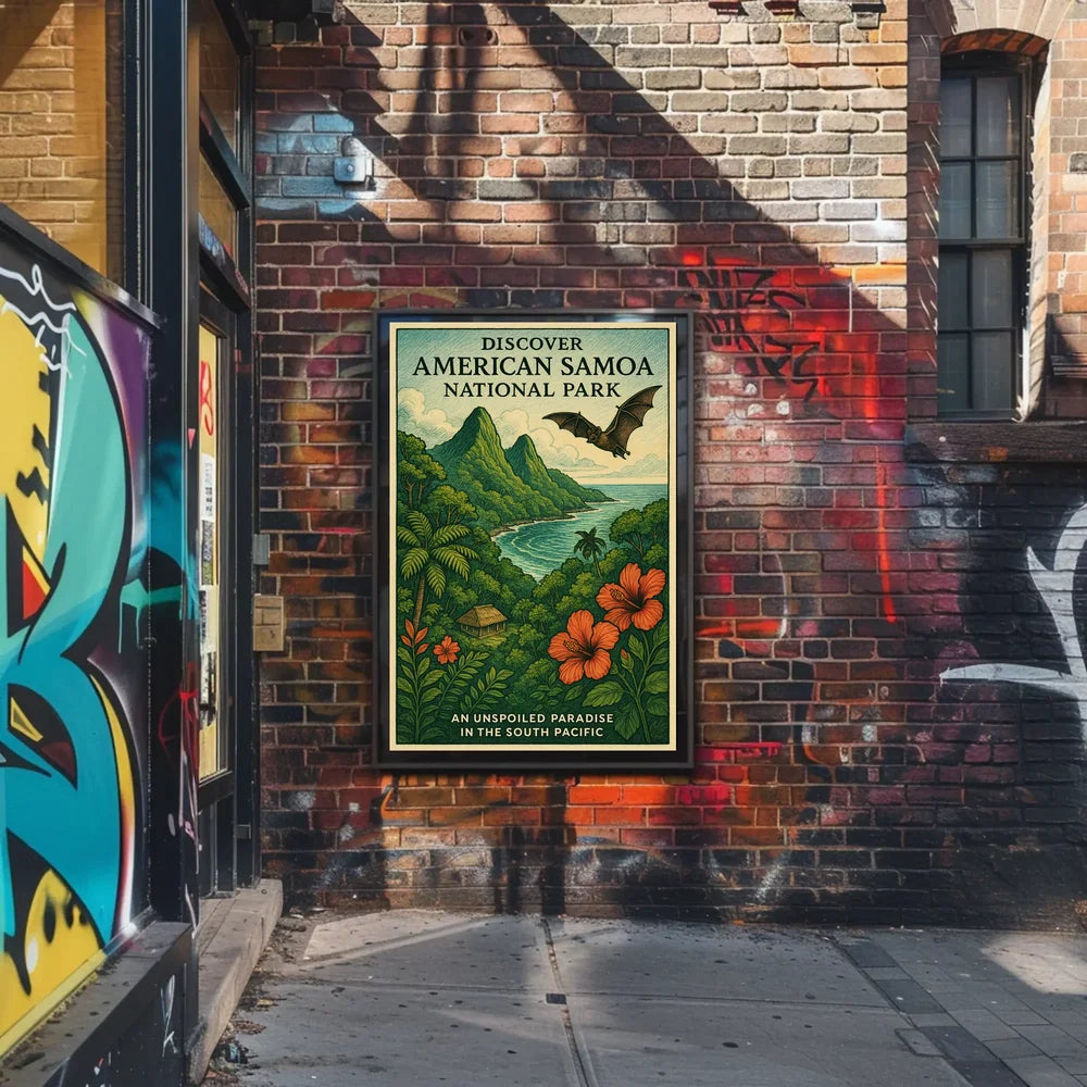 Unspoiled Paradise in the South Pacific Poster