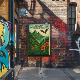 Unspoiled Paradise in the South Pacific Poster