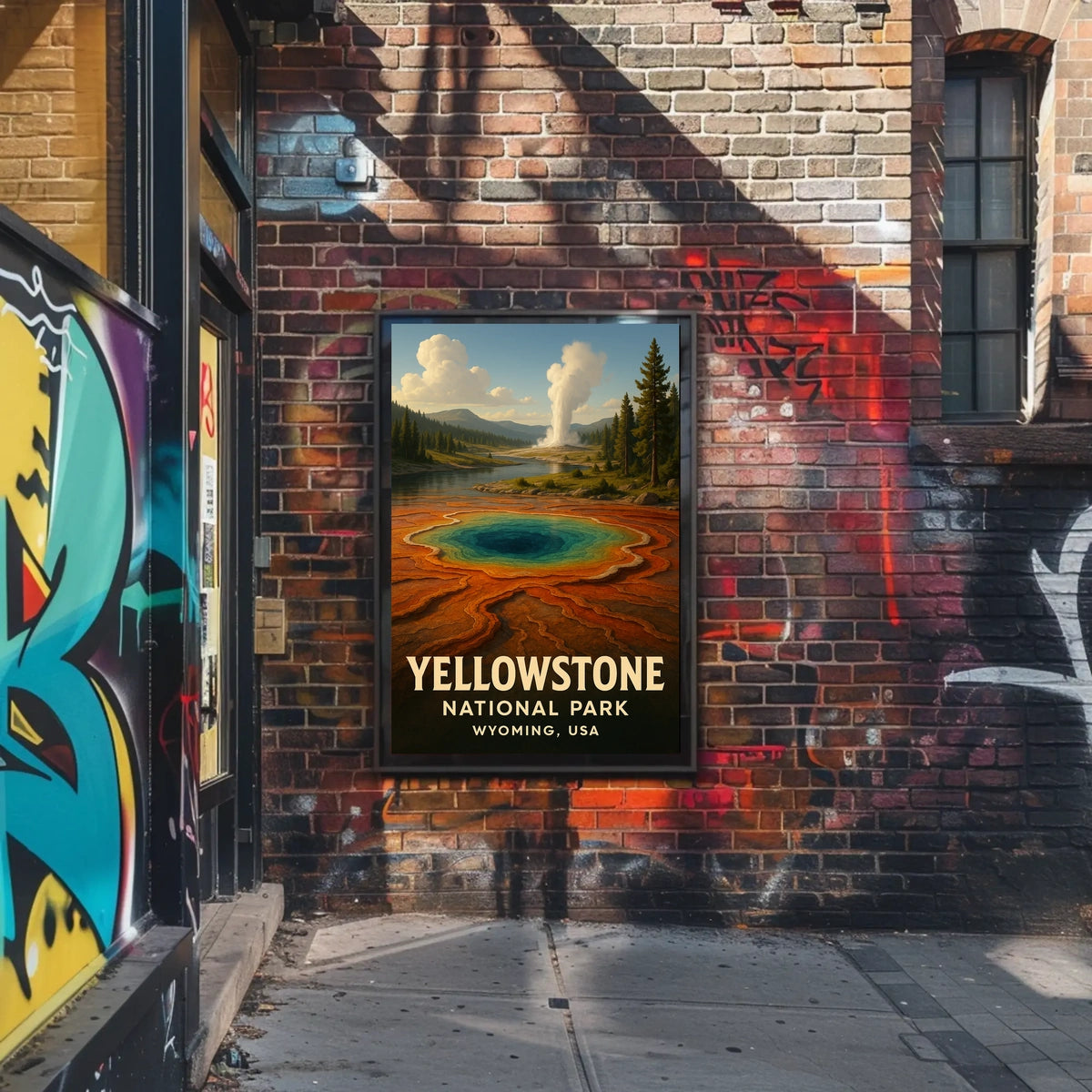 Yellowstone National Park Iconic Scenic Wilderness Inspired Nature Lovers Dream Poster