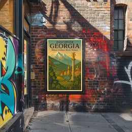 Discover Georgia Where Culture Meets Poster