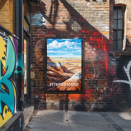 Petrified Forest National Park Vintage Travel Poster