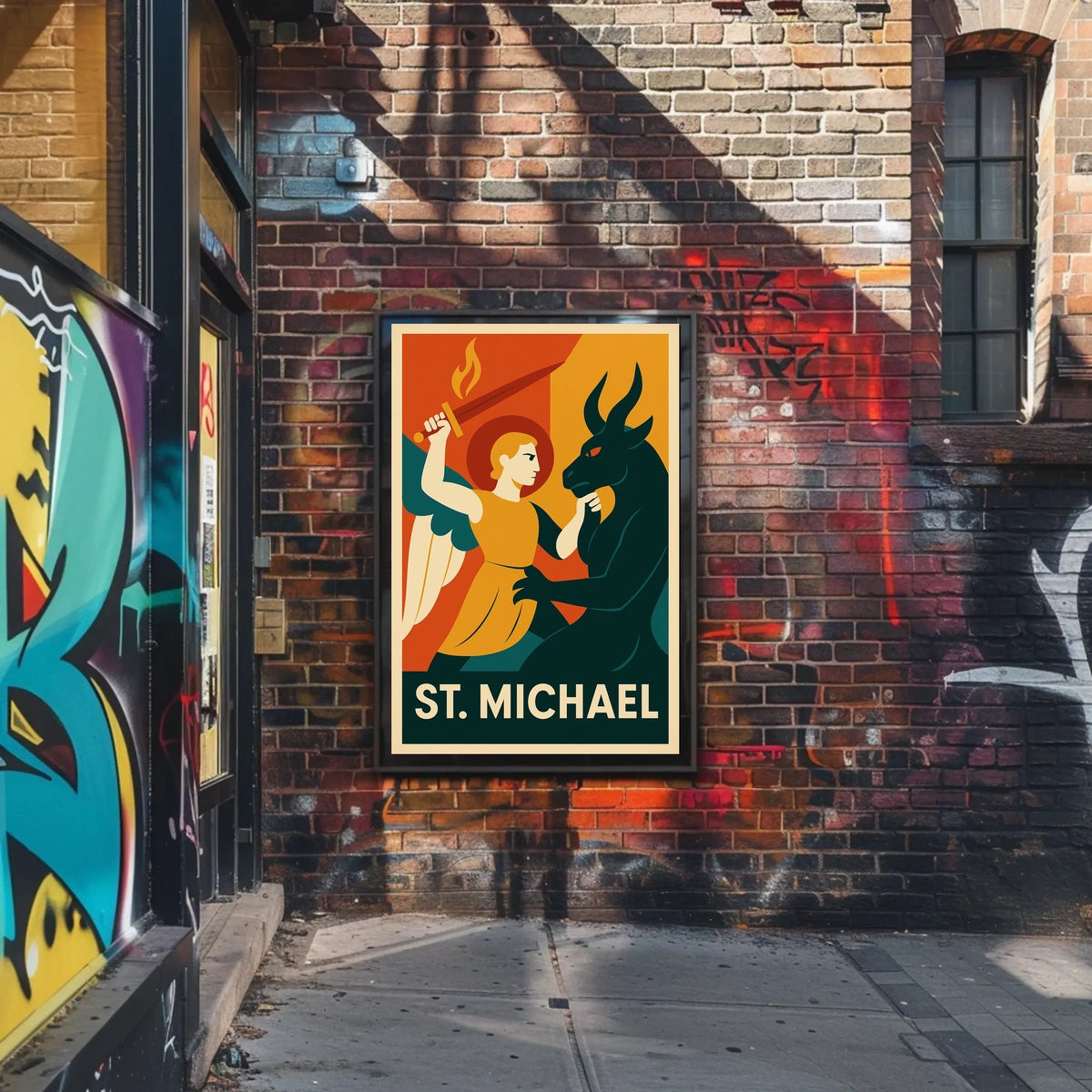 St. Michael Guardian Of Light Poster