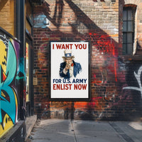 Uncle Sam Recruitment Poster PosterGoat
