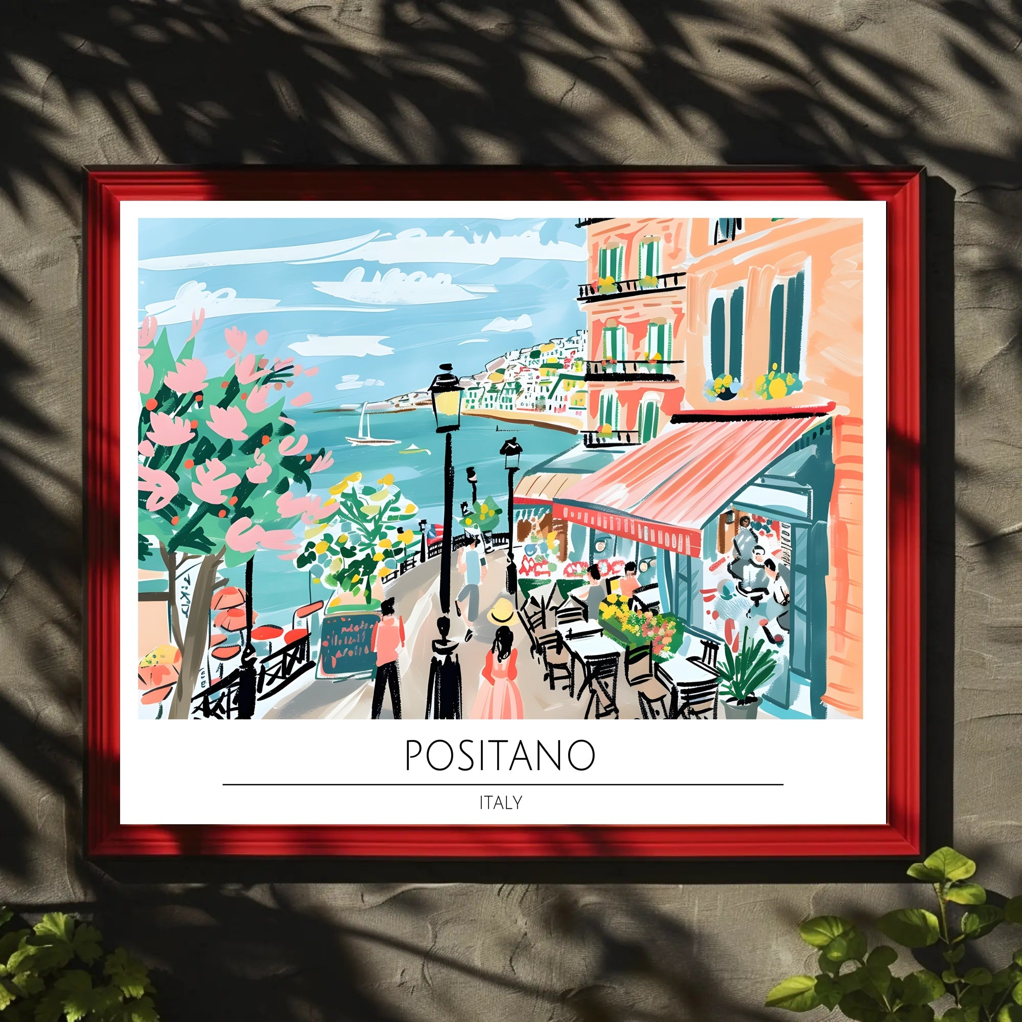 Scenic Positano Poster PosterGoat