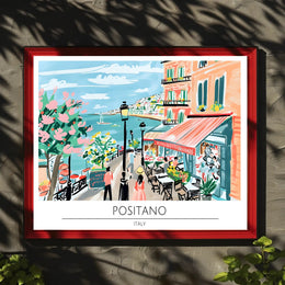 Scenic Positano Poster PosterGoat