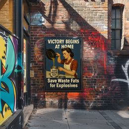 Victory Begins at Home Poster