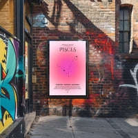 Pisces Constellation Poster: Mystical Zodiac Art Print PosterGoat