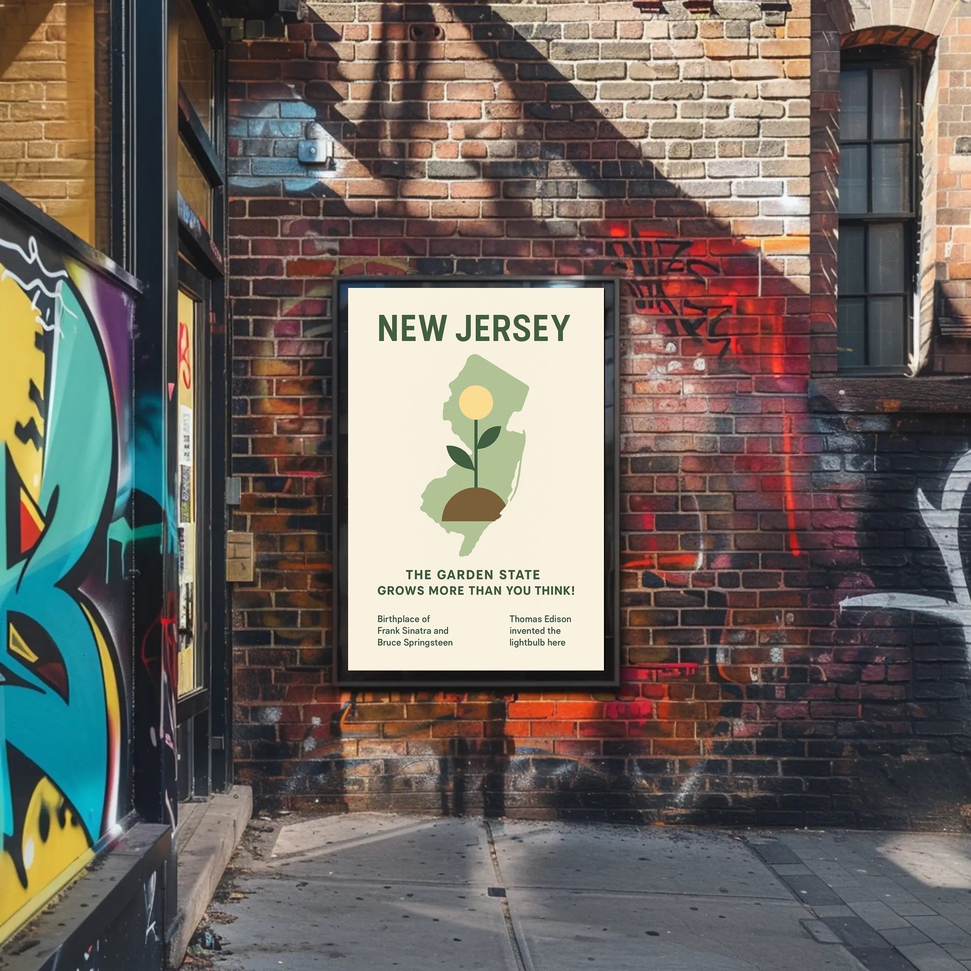 New Jersey The Garden State Poster