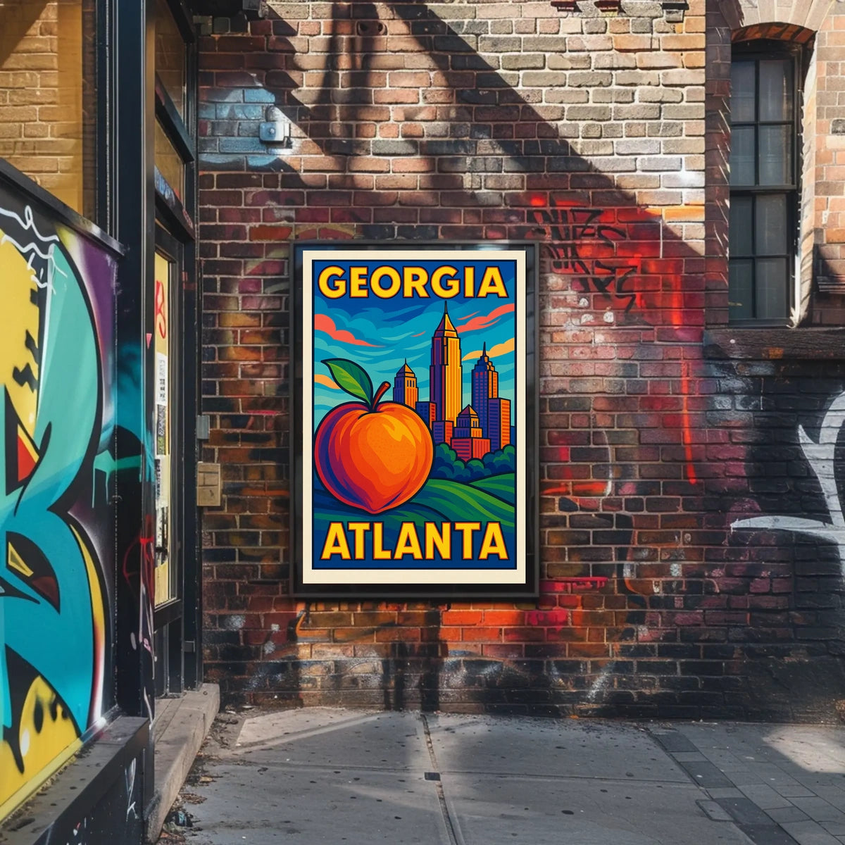 Georgia Atlanta Skyline Poster