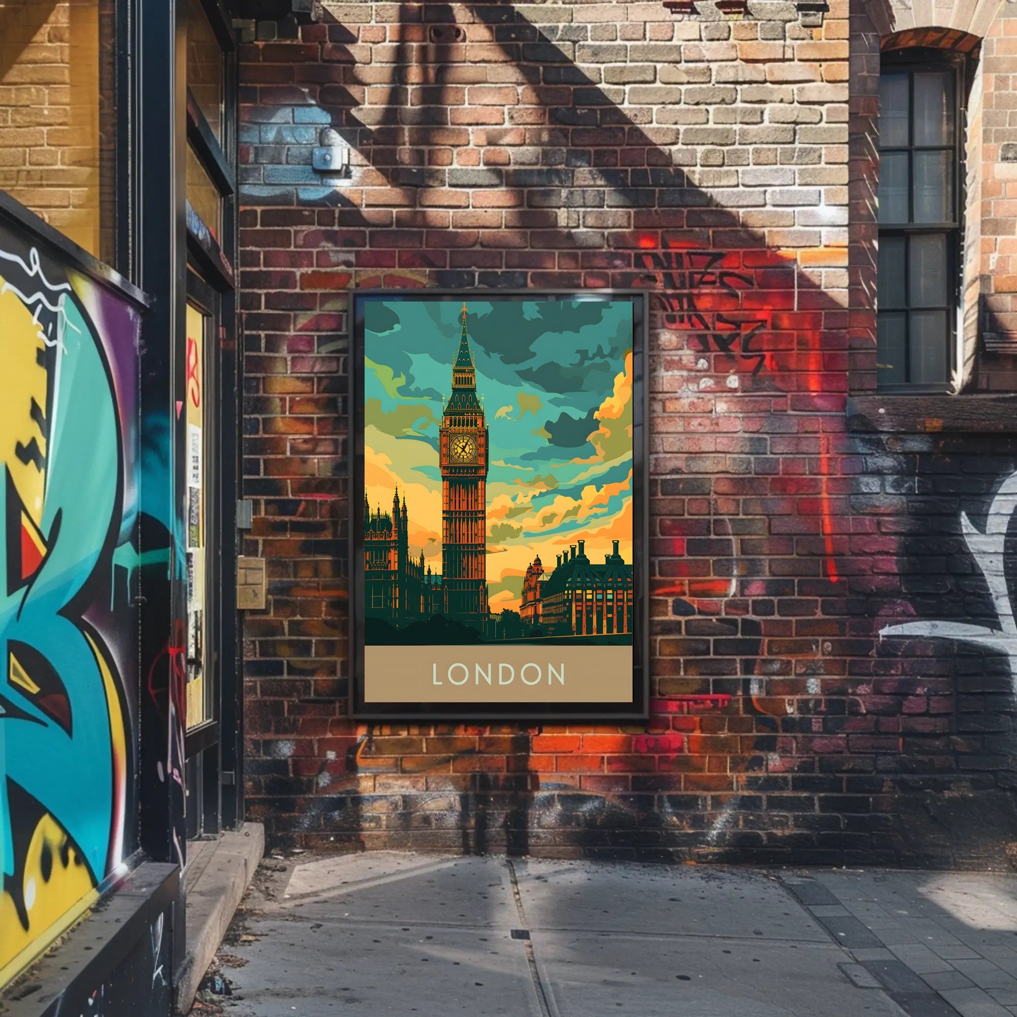Big Ben London Travel Enthusiast's Classic Spirit Travel Poster