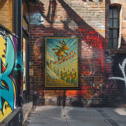 Reindeer Ski Jump Extravaganza Poster