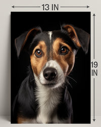 Portrait Of A Dog Poster PosterGoat