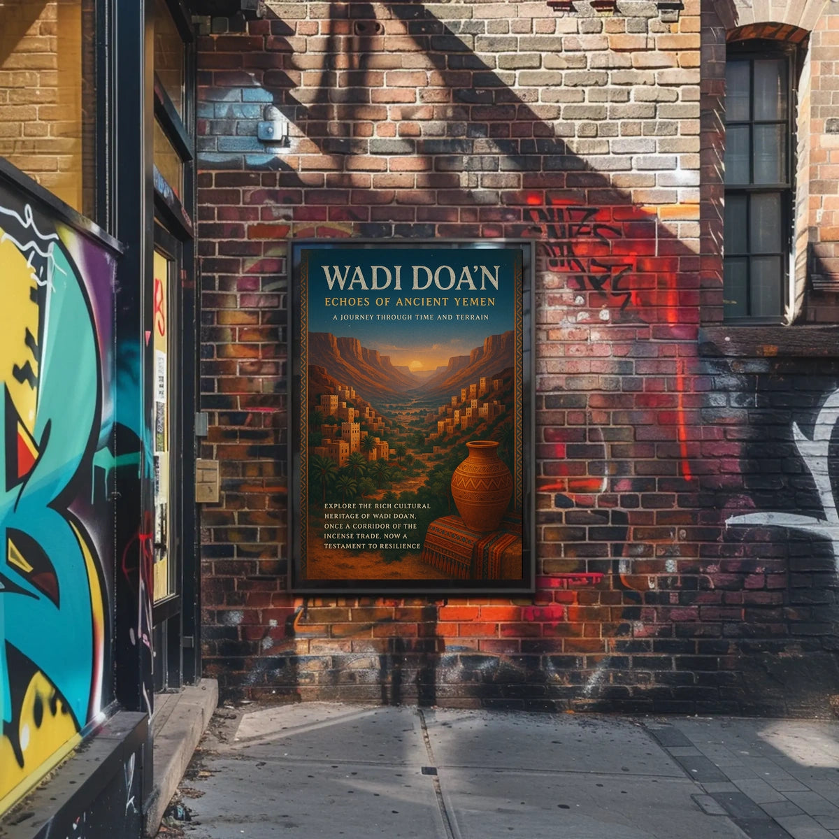 Wadi Doan Echoes Of Ancient Yemen Poster
