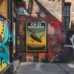 CH-21 Workhorse Engineering Excellence Poster PosterGoat