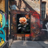 Dew-Kissed Rose Poster PosterGoat