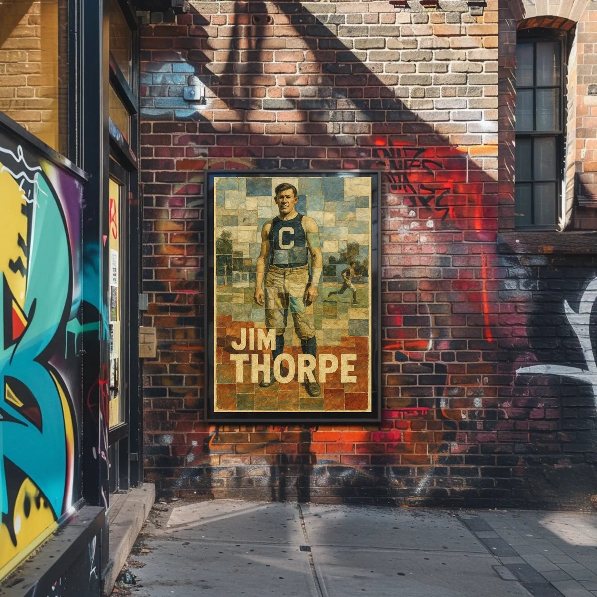Jim Thorpe Athletic Legend Poster