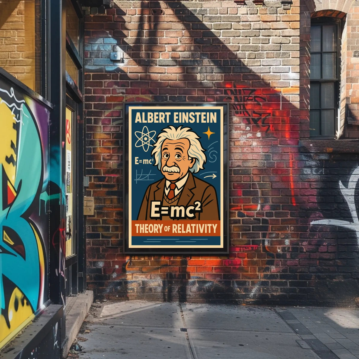 Albert Einstein Theory Of Relativity Poster