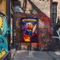 Donald Trump Patriot Champion Pop Art Patriotic Collector Wall Limited Edition Poster