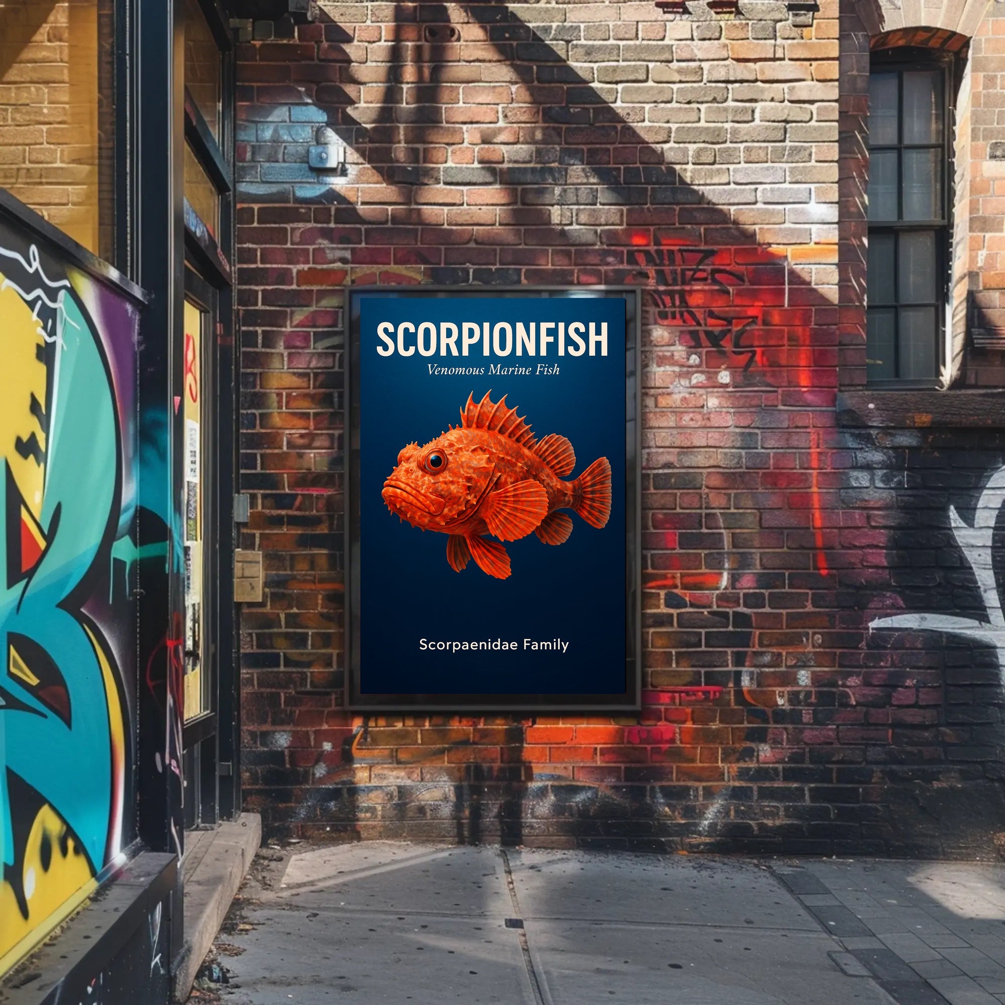 Scorpionfish Venomous Marine Fish Poster PosterGoat