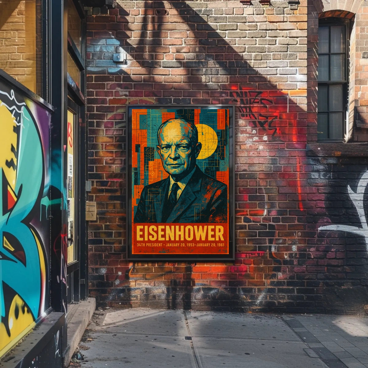 Dwight D. Eisenhower 34th President Poster