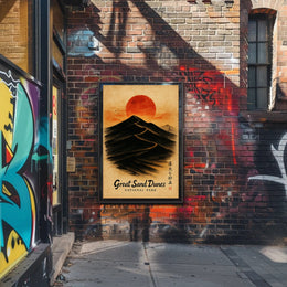 Great Sand Dunes Tranquil National Park Artistic Poster