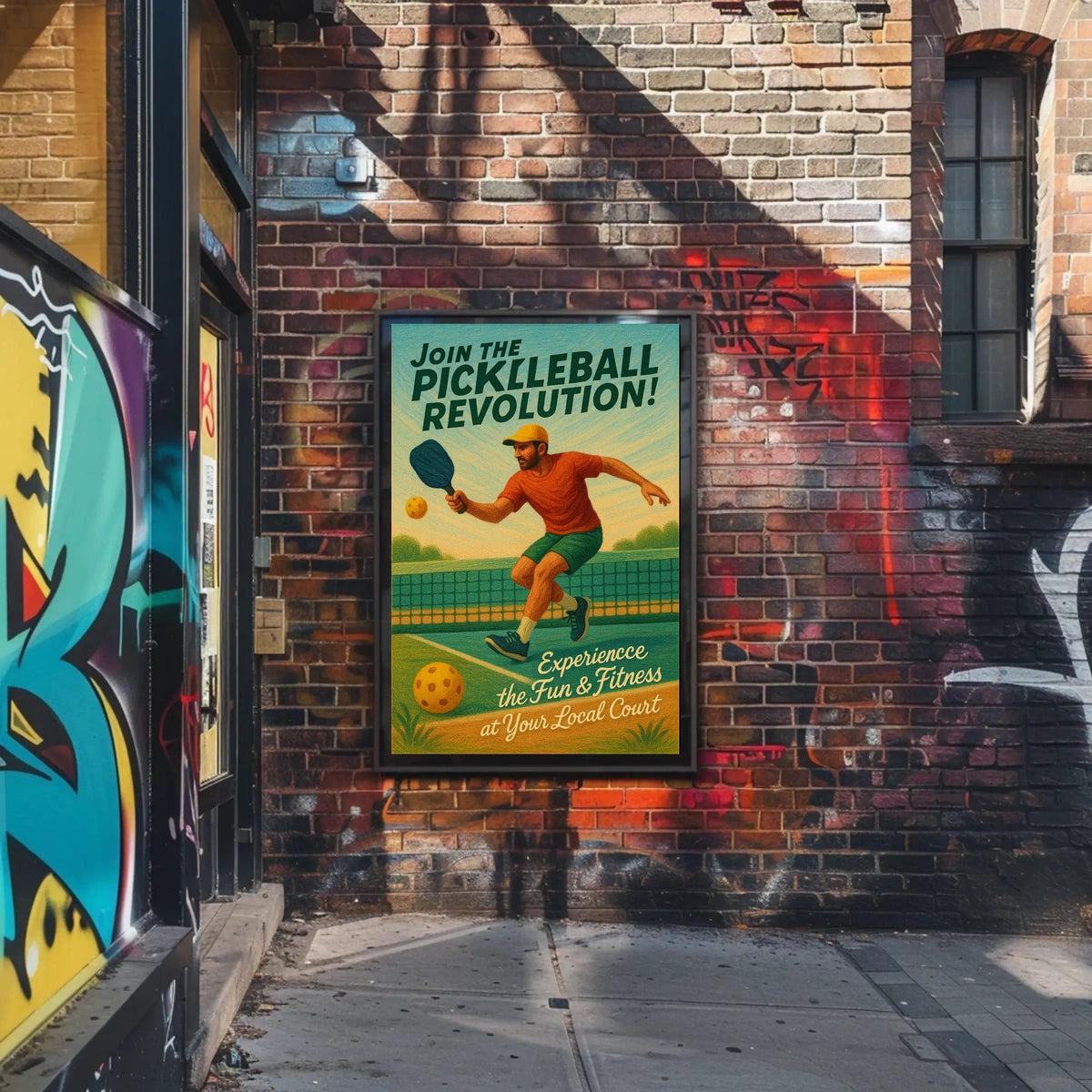 Join the Pickleball Revolution Poster