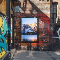 Mountain Retreat At Sunrise Poster