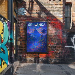 Sri Lanka Vibrant Landscape Poster