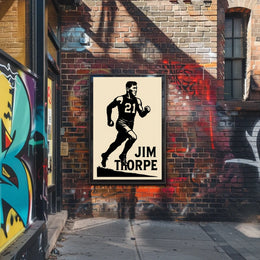 Jim Thorpe Legendary Athlete Poster