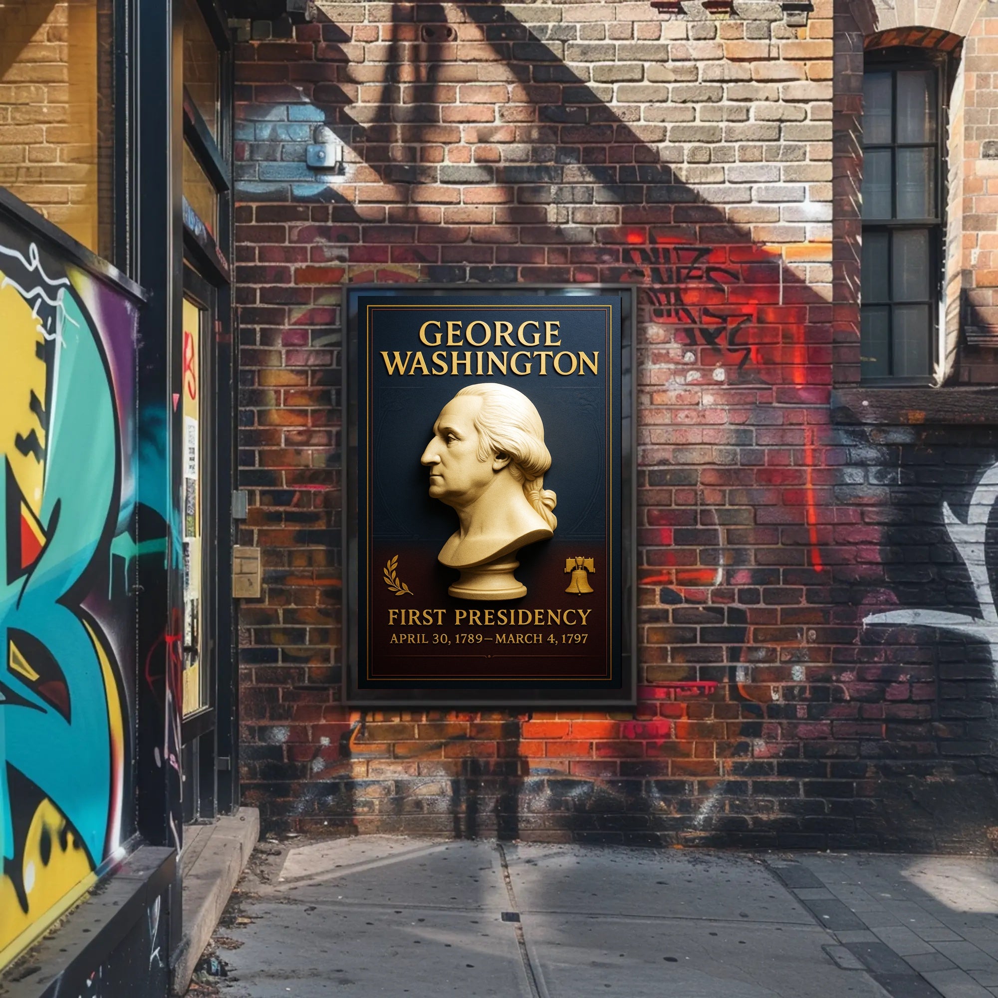 George Washington First President Poster PosterGoat