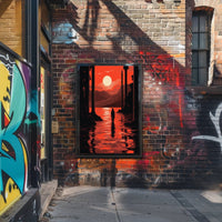 Sunset Reflection Poster