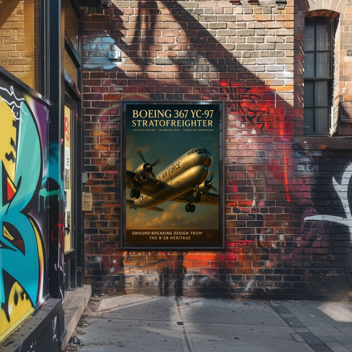 Boeing 367 YC-97 Stratofreighter Poster