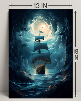 Voyage Through The Storm Poster PosterGoat