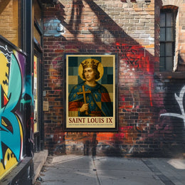 Saint Louis Ix King Of France Poster