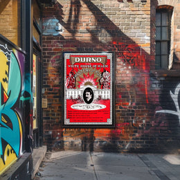 Durno the Magician Vintage Magic Show Cultural Poster