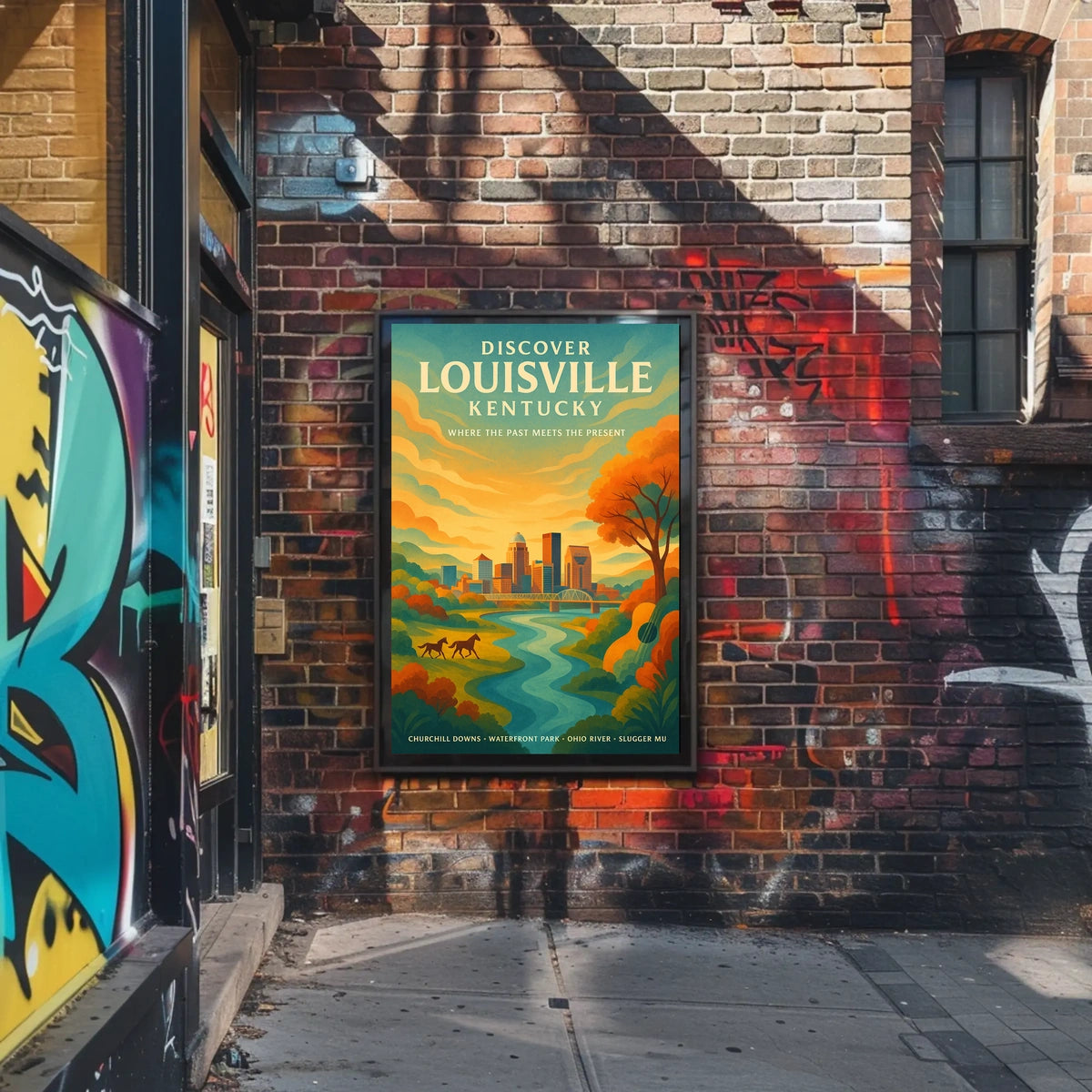 Discover Louisville, Kentucky Poster