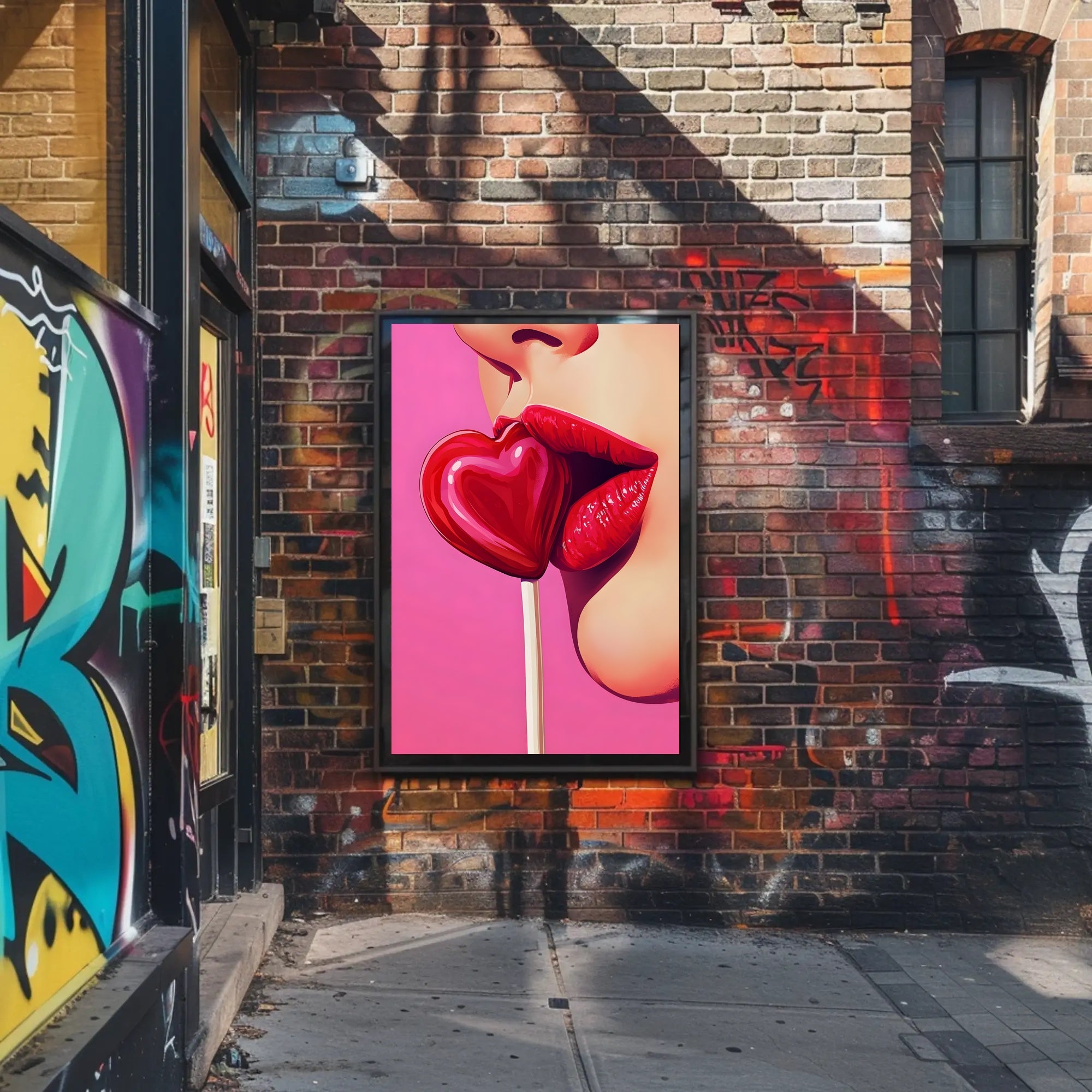 Sweet Temptation Pop Art Wall Poster Print