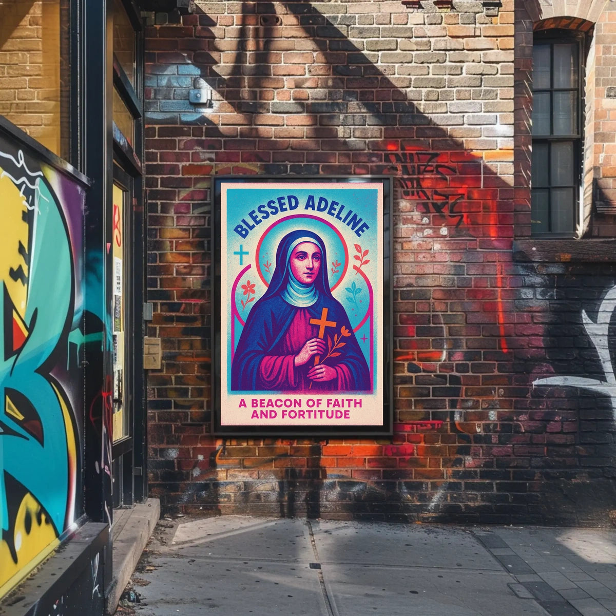 Blessed Adeline A Beacon Of Faith Poster