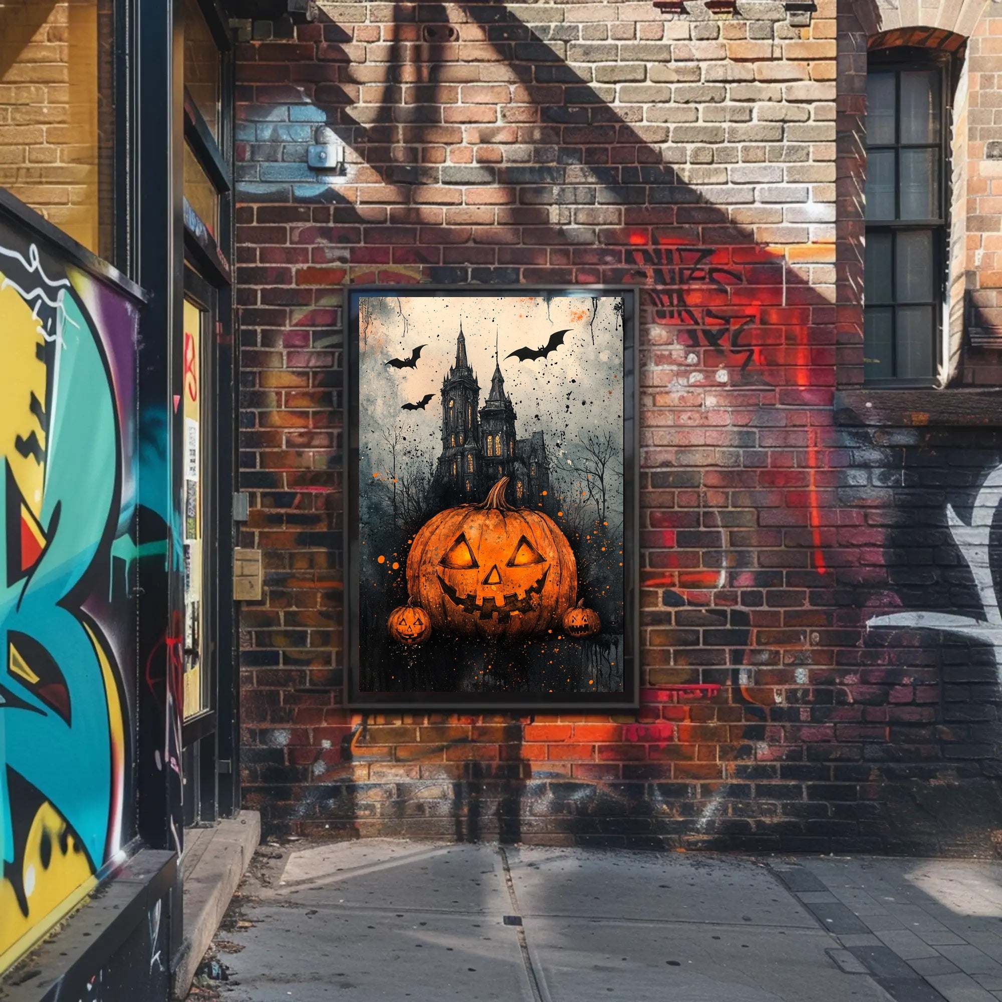 Haunted Halloween Night Poster