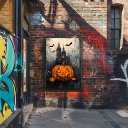 Haunted Halloween Night Poster