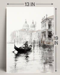 Gondola In Venice A Serene Journey Poster