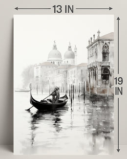 Gondola In Venice A Serene Journey Poster