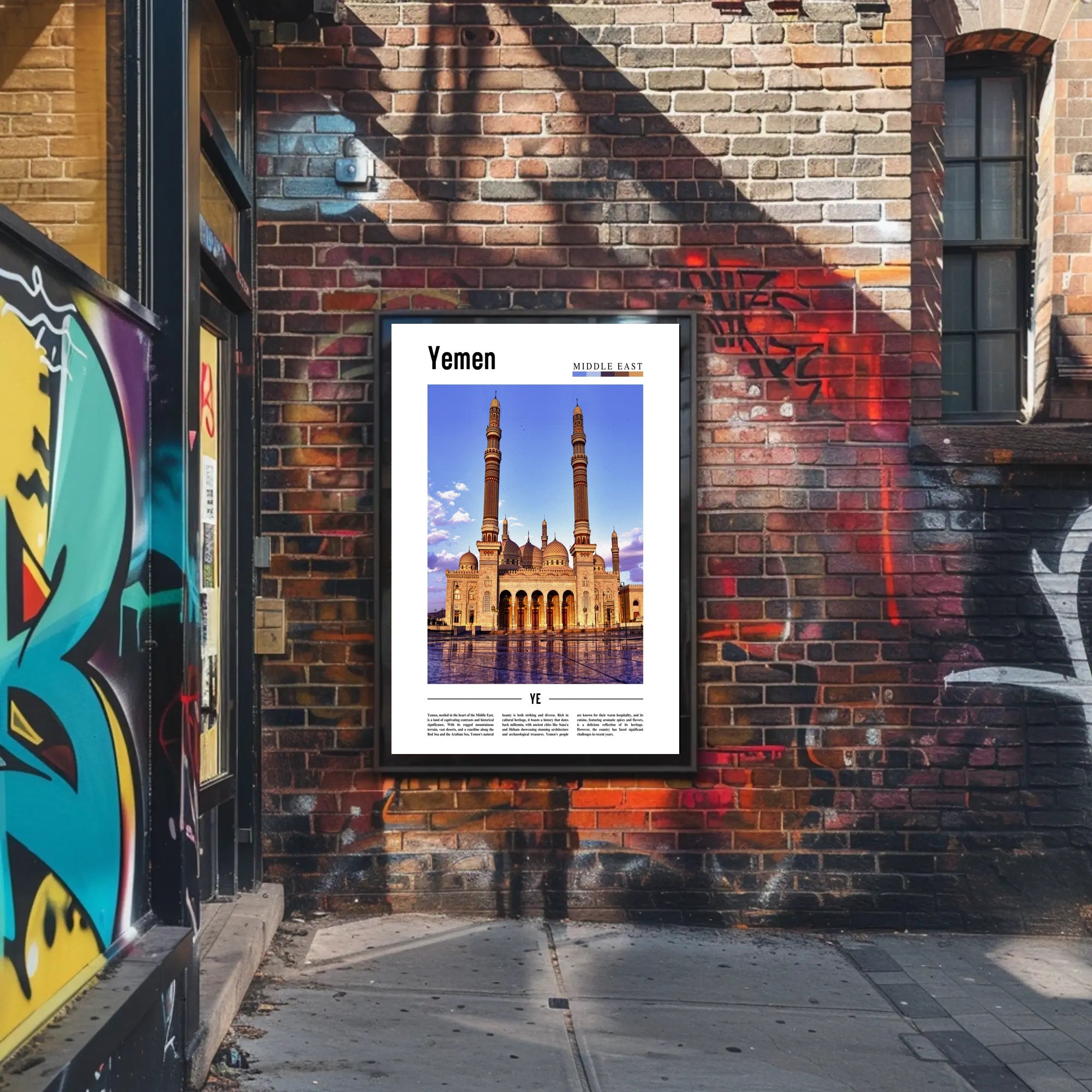 Yemen's Architectural Heritage: A Cultural or Heritage Poster PosterGoat
