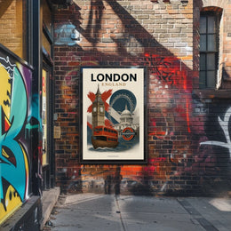 Discover London Poster