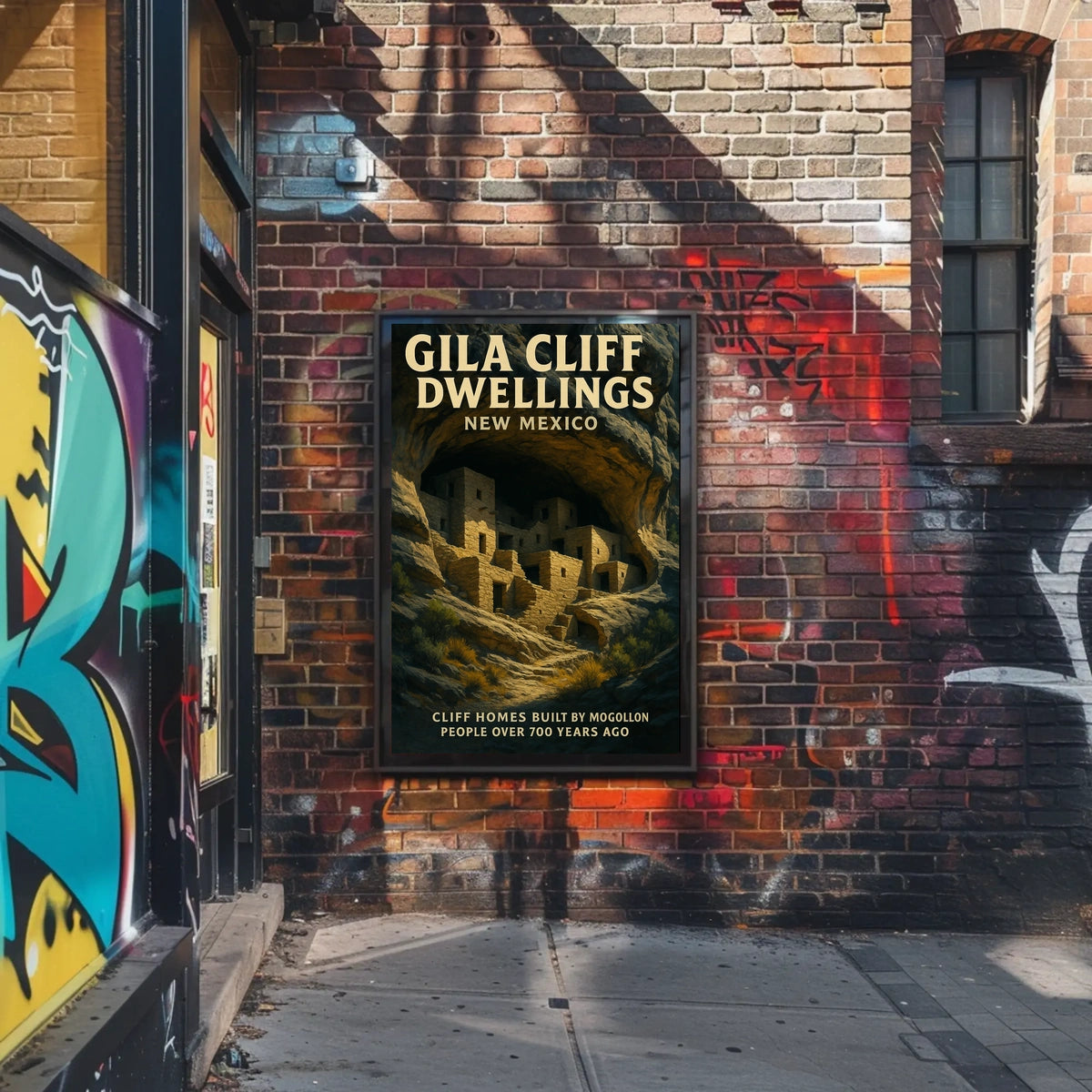 Gila Cliff Dwellings Poster